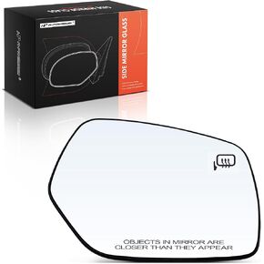 A-Premium Right Passenger Side Heated Mirror Glass with Backing Plate - Compatible with Subaru Impreza, XV Crosstrek, WRX, WRX STI, 2015 - Exterior Side View Convex Mirror in Kuwait