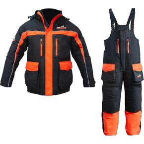 THUNDERBAY Ice Fishing Suit, Insulated Bibs and Jacket, Waterproof Gear for Ice Fishing and Snowmobiling in Kuwait