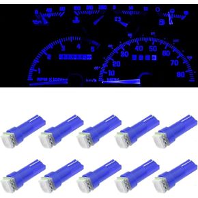 10Pcs t5 led bulbs Instrument dash lights Instrument Gauge Cluster LED Dash Kit Dashboard LED Light Bulbs Ice Blue Replacement for Subaru Impreza WRX RS TS 2002 2003 2004 2005 2006 2007 Truck in Saudi Arabia