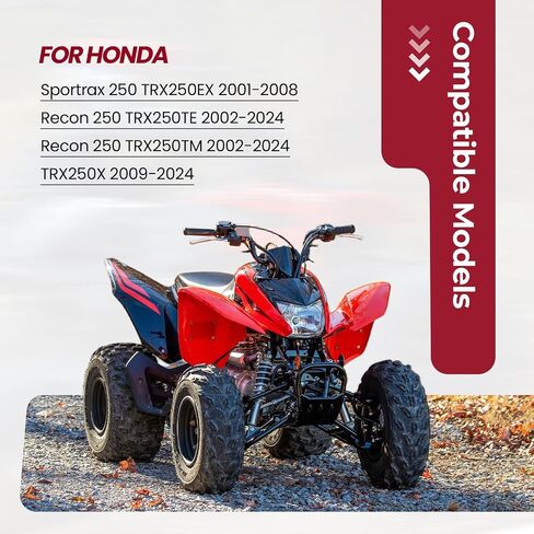 فلتر هواء ومنظف دليل الجسم مع ختم دعامة البقاء لهوندا Sportrax 250 Recon TRX250 EX/TE/TM TRX250X 2001-2024 17211-HN6-000 17254-HM8-000 in Saudi Arabia