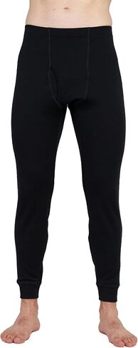 LAPASA Men's 100% Merino Wool Bottom Base Layer Thermoflux Lightweight & Midweight Thermal Underwear Pants Warm Long John in Kuwait