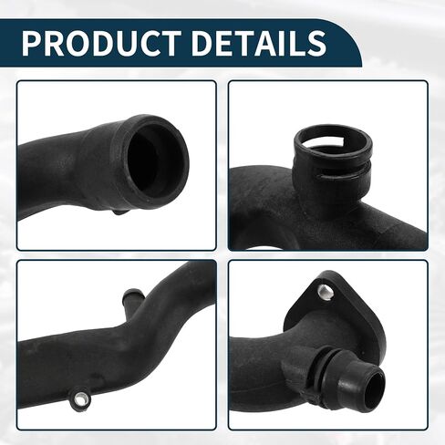 Engine Cooling Water Line for Audi A8 Quattro 3.0L 2015-2018 Good Sealing No.06E121045AS Upper Radiator Coolant Hose Black 1 Pcs in Saudi Arabia
