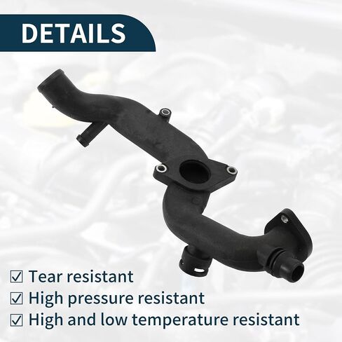 Engine Cooling Water Line for Audi A8 Quattro 3.0L 2015-2018 Good Sealing No.06E121045AS Upper Radiator Coolant Hose Black 1 Pcs in Saudi Arabia