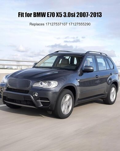 طقم خرطوم مبرد الرادياتير العلوي مناسب لسيارات BMW E70 X5 2007-2013 X5 3.0si يستبدل 17127537107 17127555290، استبدال خرطوم مياه مبرد الرادياتير in Saudi Arabia