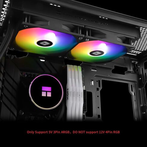 Thermalright Frozen Magic 360 White Argb V2 Cpu Aio Cooler ، مراوح PWM عالية الأداء مع 1600 دورة في الدقيقة ، من أجل Intel LGA1150/1151 // 1200/1700 و AMD: AM4/AM5 ، PC Cooler AIO ، 360 SHILID التبريد السائل. in Kuwait