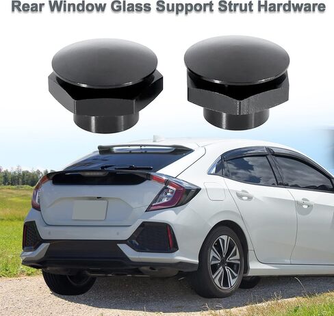 X AUTOHAUX Rear Window Glass Support Strut Hardware Kit for Honda Civic 3-door 1992-1995 in Saudi Arabia