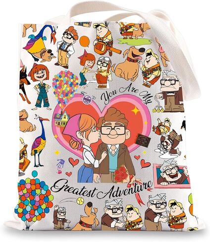 BWWKTOP Up Movie Crossbody Bag Ellie & Carl Fans Gifts أنت أعظم مغامرة حقيبة كتف Kevin Up Merch in Kuwait