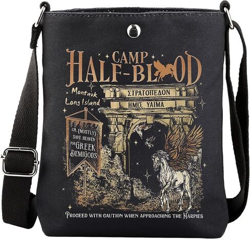 MAOFAED Literary Theme Crossbody Bag for Book Lover, Greek Mythology Gift, History Teacher Gift, Ancient God Goddess Gifts(save heaven) in Saudi Arabia
