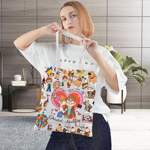 BWWKTOP Up Movie Crossbody Bag Ellie & Carl Fans Gifts أنت أعظم مغامرة حقيبة كتف Kevin Up Merch in Kuwait