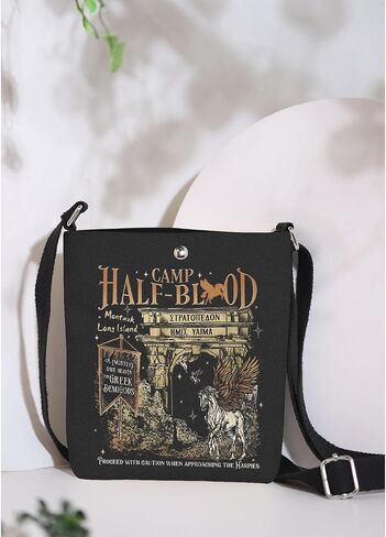 MAOFAED Literary Theme Crossbody Bag for Book Lover, Greek Mythology Gift, History Teacher Gift, Ancient God Goddess Gifts(save heaven) in Saudi Arabia