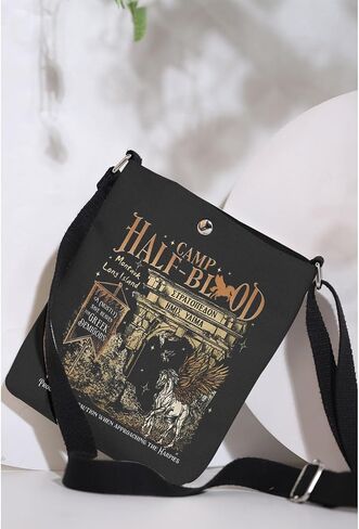 MAOFAED Literary Theme Crossbody Bag for Book Lover, Greek Mythology Gift, History Teacher Gift, Ancient God Goddess Gifts(save heaven) in Saudi Arabia