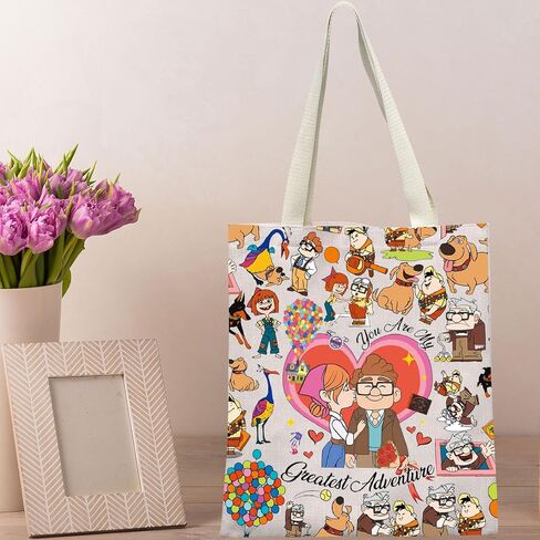 BWWKTOP Up Movie Crossbody Bag Ellie & Carl Fans Gifts أنت أعظم مغامرة حقيبة كتف Kevin Up Merch in Kuwait