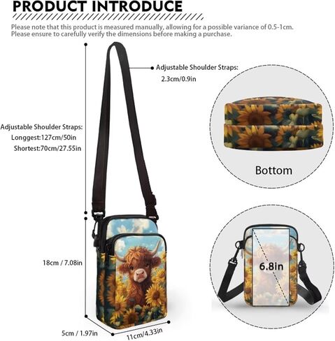 Xpyiqun Small Crossbody Bag Women Phone Purses Sling Shoulder Handbag Cross Body Pouch Wallet Bags in Kuwait