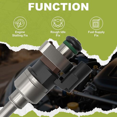 Set Of 4 Fuel Injectors For 2016-2019 Buick Encore 1.4L For 2016-2020 Chevrolet Cruze Equinox Malibu Trax 1.4L 1.5L For 2018-2020 GMC Terrain 1.5L FJ1293 12644767 55577403 in Kuwait