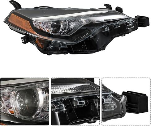 labwork Headlight Assembly Replacement for Toyota Corolla L/LE/LE ECO 2017-2019 Headlamp Front light for Passenger Side in Saudi Arabia