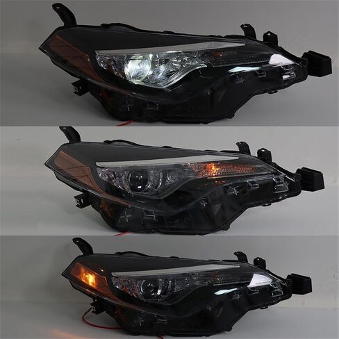 labwork Headlight Assembly Replacement for Toyota Corolla L/LE/LE ECO 2017-2019 Headlamp Front light for Passenger Side in Saudi Arabia