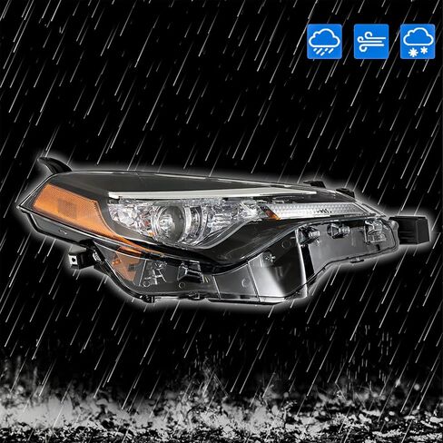 labwork Headlight Assembly Replacement for Toyota Corolla L/LE/LE ECO 2017-2019 Headlamp Front light for Passenger Side in Saudi Arabia