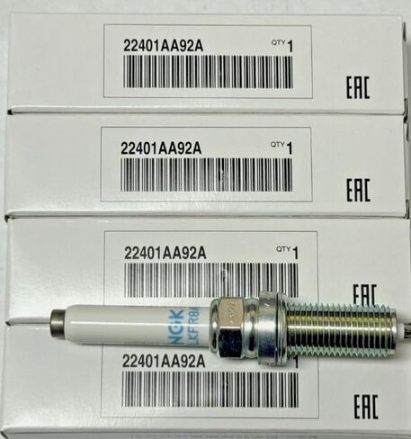 سوبارو أسينت ليجاسي WRX Outback Ignition Spark Plug 22401AA92A مجموعة من 4 قطع أصلية من OEM in Saudi Arabia