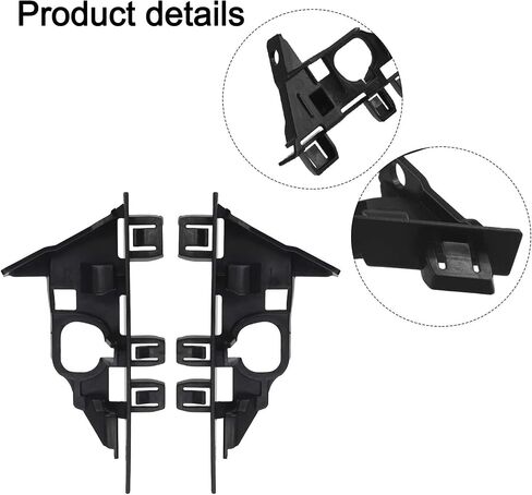 Pair Front Bumper Bracket Holder For BMW Z4 E85 E86 2003-2008, Left And Right Side Plastic Mounts, OE 51117165179 51117165180 in Saudi Arabia