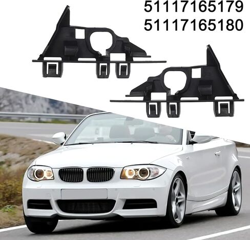 Pair Front Bumper Bracket Holder For BMW Z4 E85 E86 2003-2008, Left And Right Side Plastic Mounts, OE 51117165179 51117165180 in Saudi Arabia