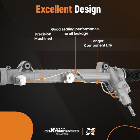 رف وترس توجيه هيدروليكي من maxpeedingrods لسيارة Mercedes-Benz GL320 GL350 GL450 GL550 ML320 ML350 ML450 ML500 ML550 ML63 2006-2012، استبدال # 264022، 1644600500، 1644600100 in Saudi Arabia
