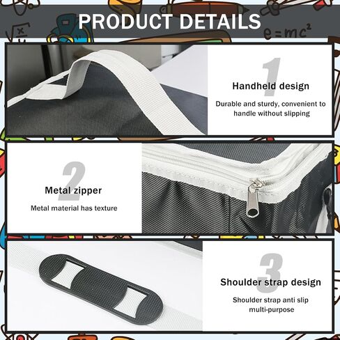 Chris.W 262 Slots Marker Pen Case Markers Carrying Bag Holder for Marker and Sketch Marker, Permanent Paint Marker, Dry Erase Marker, Repair Marker Pen, Color Highlighter(Black) in Saudi Arabia