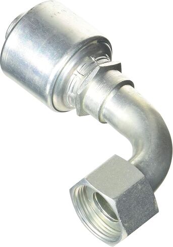 Gates G25239-1616 حلقة دوارة ذات وجه مسطح للإناث - 90 أنبوب منحني (MegaCrimp) in Saudi Arabia