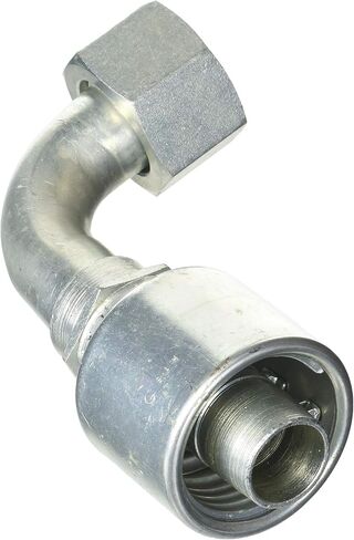 Gates G25239-1616 حلقة دوارة ذات وجه مسطح للإناث - 90 أنبوب منحني (MegaCrimp) in Saudi Arabia