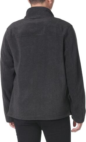 Tommy Hilfiger Men's Tall Size Classic Zip Front Fleece Jacket, Black, XL LONG TA in Saudi Arabia