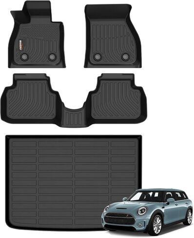 Binmotor-Custom Floor Mats & Cargo Liner for Acura RDX 2019-2024 2025, Front & 2nd Row & Cargo Mat for Acura RDX, TPE All Weather Guard Car Mat, RDX Car Mats Accessories Liners in Kuwait