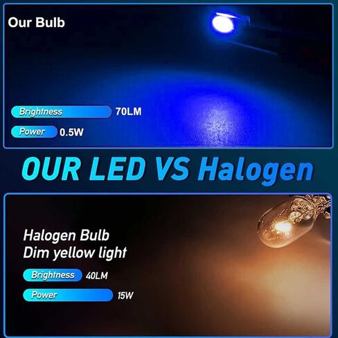 10Pcs t5 led bulbs Instrument dash lights Instrument Gauge Cluster LED Dash Kit Dashboard LED Light Bulbs Ice Blue Replacement for Subaru Impreza WRX RS TS 2002 2003 2004 2005 2006 2007 Truck in Saudi Arabia