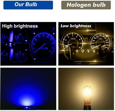 10Pcs t5 led bulbs Instrument dash lights Instrument Gauge Cluster LED Dash Kit Dashboard LED Light Bulbs Ice Blue Replacement for Subaru Impreza WRX RS TS 2002 2003 2004 2005 2006 2007 Truck in Saudi Arabia