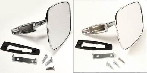 Outside Rear View Mirror LH + RH Non-Remote (with MOUNTING KIT) 69 CHEVELLE/69-72 EL CAMINO/71-72 SPRINT/69-72 WAGON/68-69 CAMARO/68 Firebird, 69-70 Impala, 69-72 NOVA in Saudi Arabia