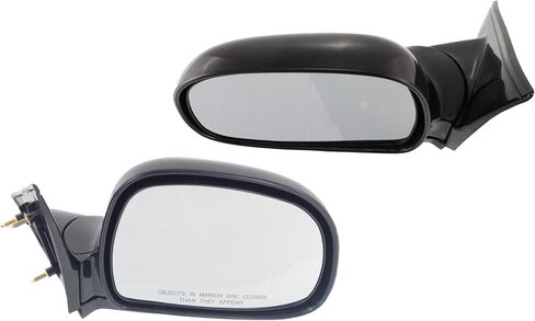 Garage-Pro Driver & Passenger Side Mirrors for Chevrolet S10 GMC Sonoma Jimmy 1994-1998, side mirror replacement, Paintable Standard Cab in Saudi Arabia
