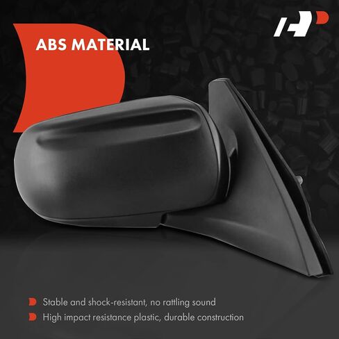A-Premium Passenger Side Manual Door Mirror - Compatible with Mazda Protege 1999 2000 2001 2002 2003 - Non-Heated Manual Folding Black Outside Rear View Mirror in Saudi Arabia
