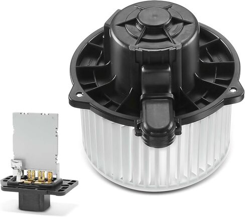 A-Premium HVAC Heater Blower Motor and Resistor Assembly Compatible with Hyundai & Kia Vehicles - Sonata 2006-2010, Optima 2008-2010, Azera 2006-2011 - Front Side, 2-PC Set, Replace# 97112-1C000 in Saudi Arabia