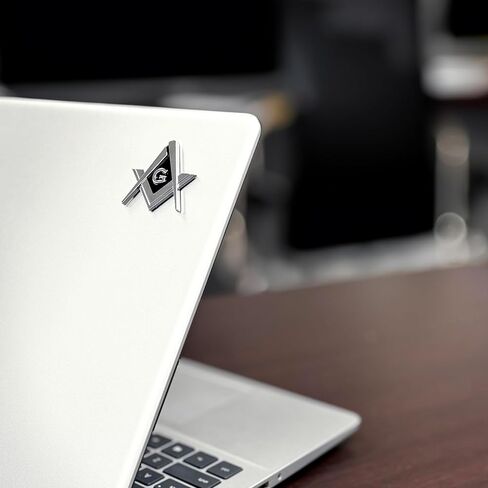 Elektroplate Masonic OEM Chrome Emblem للسيارات والشاحنات وجميع السيارات | مقاس عالمي بمقاس 3 × 2.7 بوصة | مقاومة للعوامل الجوية in Saudi Arabia