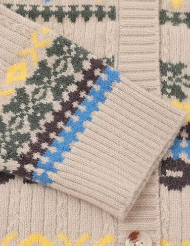 Vamtac Oversized Cardigan Fair Isle Motorcycle Graphic Fall Sweaters Y2k Unisex Soft Vintage Knit Sweater Trendy Tops in Saudi Arabia