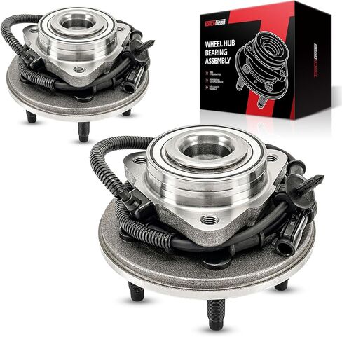 Torchbeam 2 قطعة 515050 مجموعة محور العجلة الأمامية متوافقة مع 2002-2005 Ford Explorer، 2002-2005 Mercury Mountaineer، 2003-2005 Lincoln Aviator W/ABS 5 العروات in Saudi Arabia
