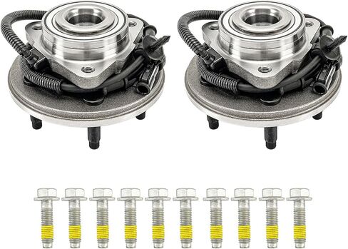 Torchbeam 2 قطعة 515050 مجموعة محور العجلة الأمامية متوافقة مع 2002-2005 Ford Explorer، 2002-2005 Mercury Mountaineer، 2003-2005 Lincoln Aviator W/ABS 5 العروات in Saudi Arabia