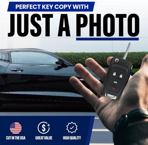 Cut Flip Key FOB ، CAR Remote Key FOB استبدال FOB مع CHEVY CRUZE EDERAX TRAX IMPALA MALIBU CAMARO SONIC CHEVROLET GMC TRAIN BUICK LACROSSE ENCORE VERANO 2010 2011 2013 2014 2015 2015 2017 2017 in Saudi Arabia