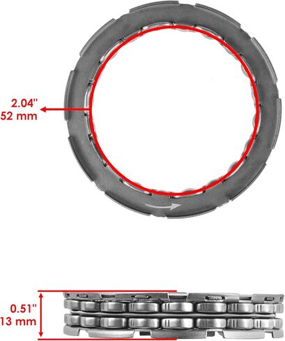 Caltric Starter Clutch Sprag and Gasket Compatible with Can-am Bombardier DS 650 DS650 Baja X 2000-2007 in Saudi Arabia