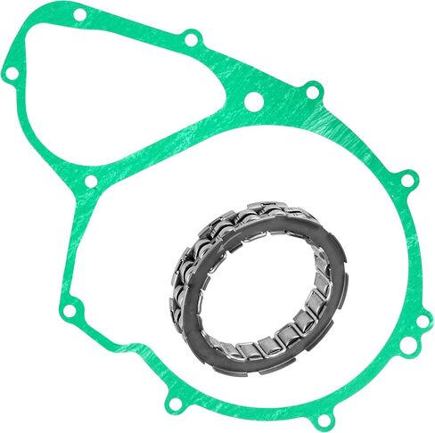 Caltric Starter Clutch Sprag and Gasket Compatible with Can-am Bombardier DS 650 DS650 Baja X 2000-2007 in Saudi Arabia