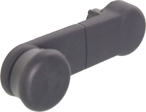 Garage-Pro Front/Rear Window Crank Compatible with Ford F-Series 1997-2014/Ranger 1993-2011/Super Duty 1999-2016 Textured Black Plastic in Saudi Arabia