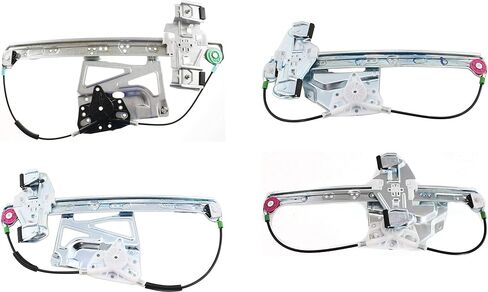 Garage-Pro Power Window Regulator Set of 4 Compatible with 2000-2005 Cadillac DeVille Front and Rear, Driver and Passenger Side in Saudi Arabia