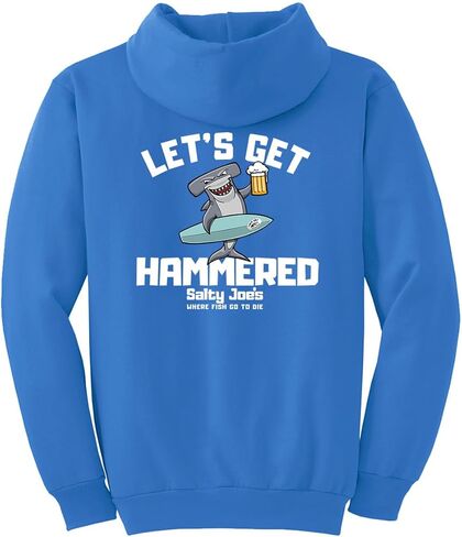 سترة بغطاء للرأس بشعار Let's Get Hammered للرجال من SALTY JOES in Kuwait