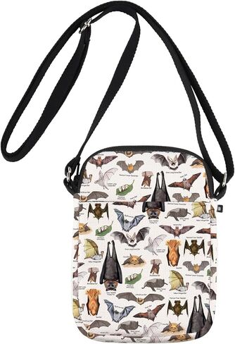 G2TUP Bat Crossbody Bag Bat Themed Gifts Bat Species Gifts Vampire Bat Gift Bat Lover Shoulder Bag in Saudi Arabia