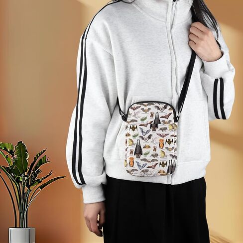 G2TUP Bat Crossbody Bag Bat Themed Gifts Bat Species Gifts Vampire Bat Gift Bat Lover Shoulder Bag in Saudi Arabia
