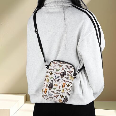 G2TUP Bat Crossbody Bag Bat Themed Gifts Bat Species Gifts Vampire Bat Gift Bat Lover Shoulder Bag in Saudi Arabia