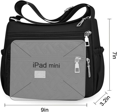 Women Shoulder Handbag Roomy Multiple Pockets Ladies Casual Crossbody Bag in Saudi Arabia